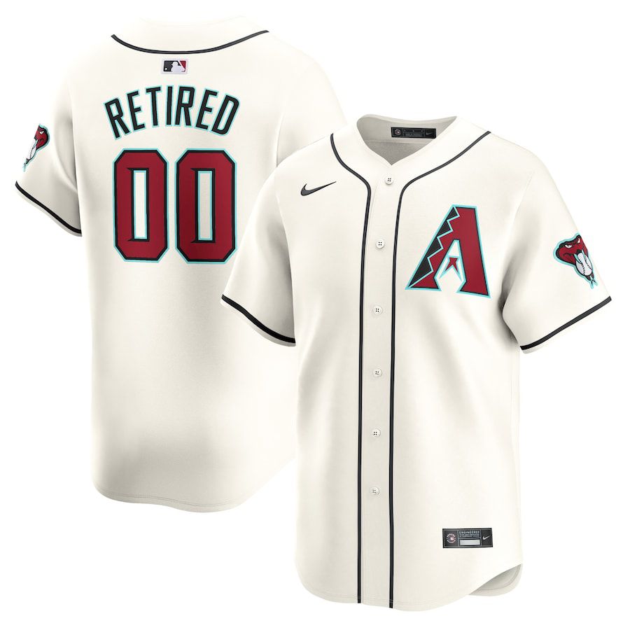 Men Arizona Diamondback Nike White Home Limited Pick-A-Player Retired Roster MLB Jersey->arizona diamondback->MLB Jersey